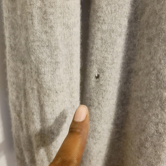 Unbranded | Women's Gray Scoopneck High Low 100% Cashmere Sweater (Size Large) - Picture 11 of 14